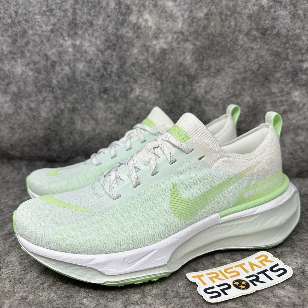 Nike ZoomX Invincible 3 Running Shoes Womens Size 6.5 White Green DR2660-104